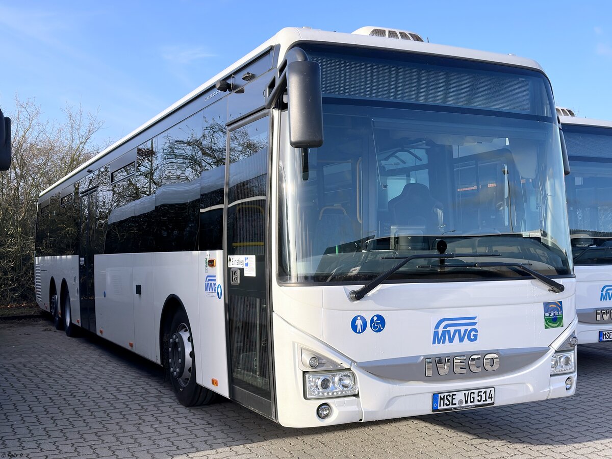 Iveco Crossway der MVVG in Waren.