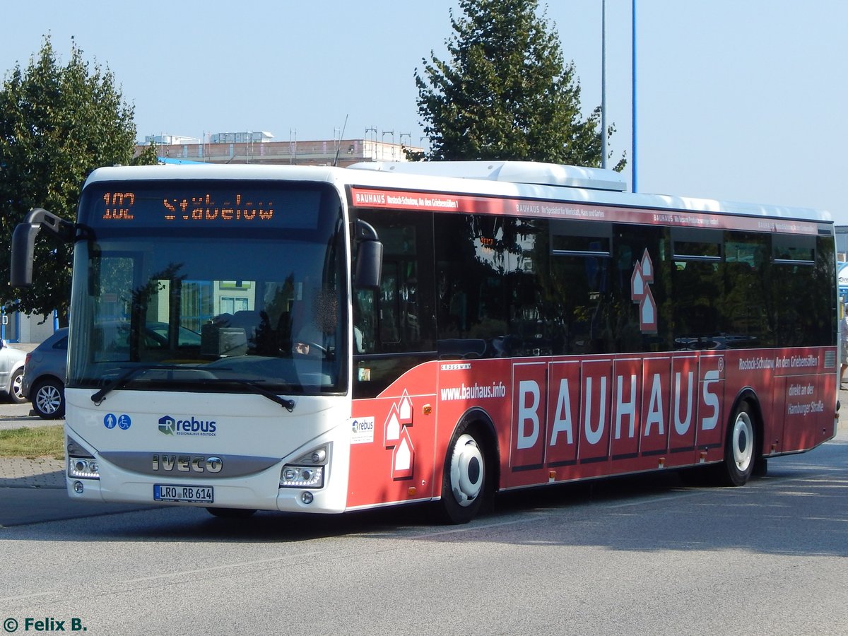 Iveco Crossway von Regionalbus Rostock in Rostock.