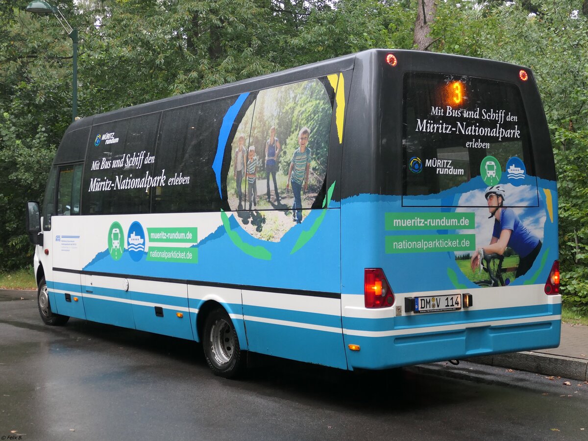Iveco Daily mit TS-Aufbau der MVVG in Waren.
