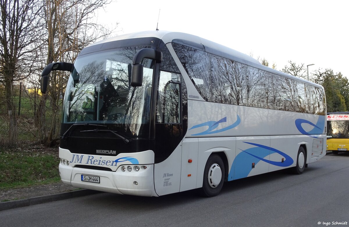 JM Reisen aus Stuttgart | S-JM 444 | Neoplan N 2216 SHD Tourliner | 25.03.2017 in Stuttgart