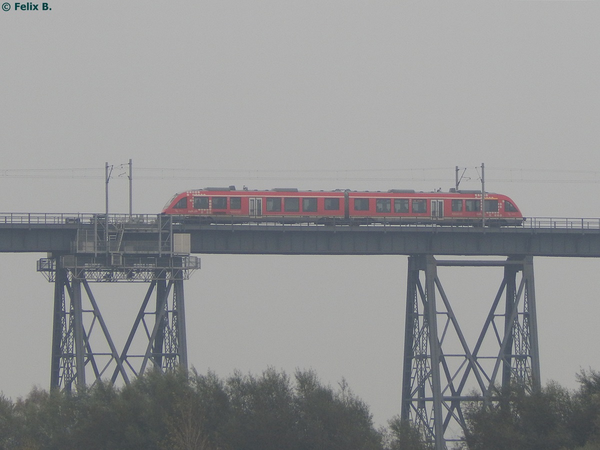 Lint auf der Hochbrücke in Rendsburg am 21.10.2014