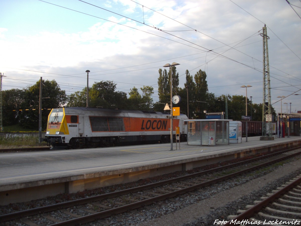 Locon 401 im Bahnhof Bergen auf R�gen am 13.7.14