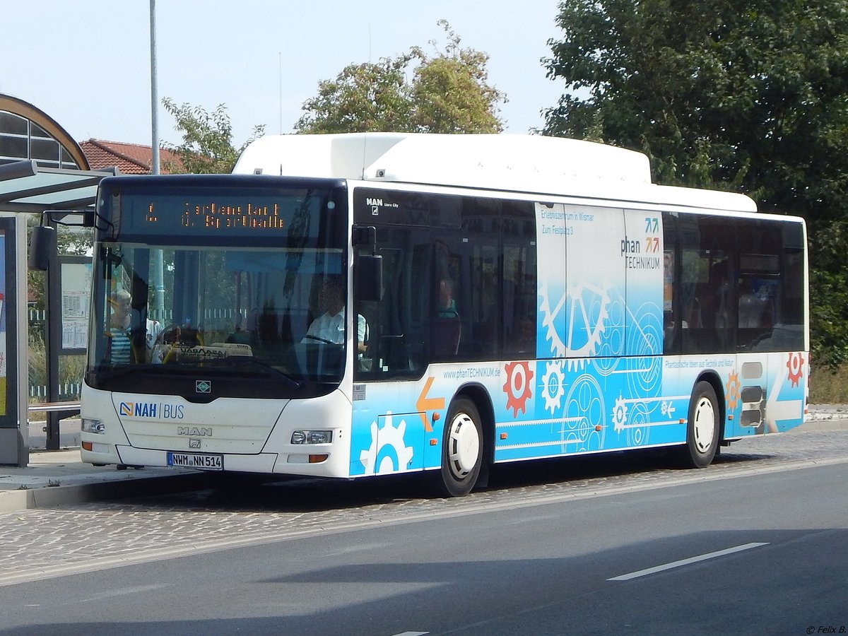 MAN Lion's City CNG von Nahbus in Wismar.