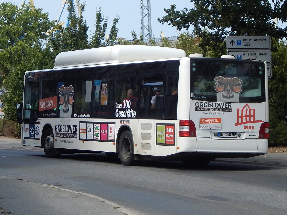 MAN Lion's City CNG von Nahbus in Wismar.