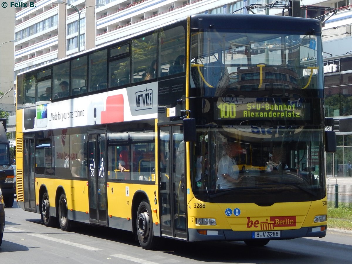 MAN Lion's City DD der BVG in Berlin. 