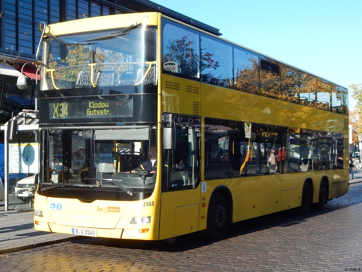 MAN Lion's City DD der BVG in Berlin.