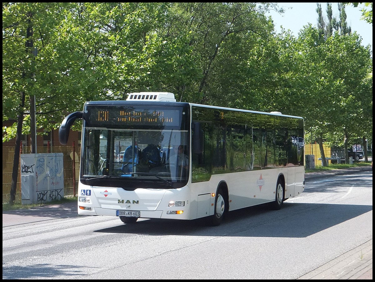 MAN Lion's City der K�stenbus GmbH in Rostock.