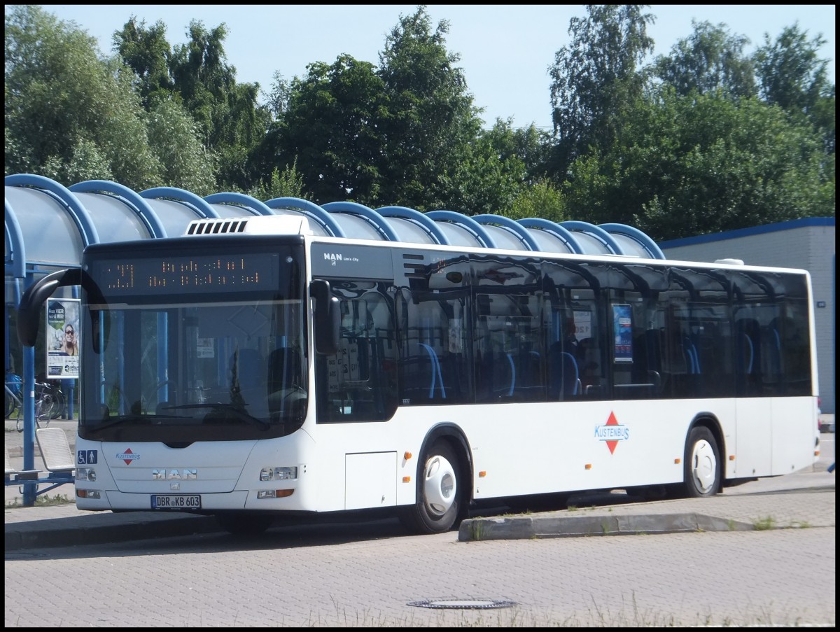 MAN Lion's City der K�stenbus GmbH in Rostock.