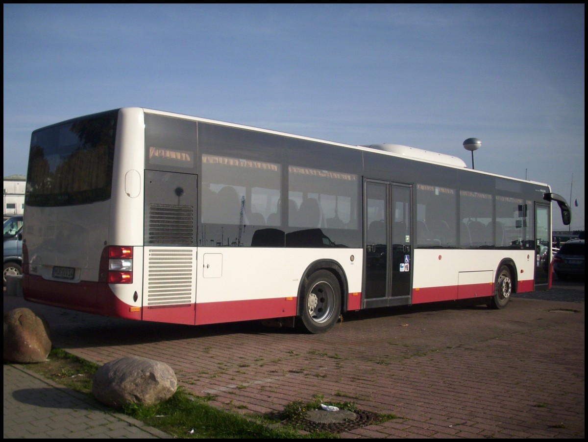MAN Lion's City LE � aus Deutschland im Stadthafen Sassnitz.