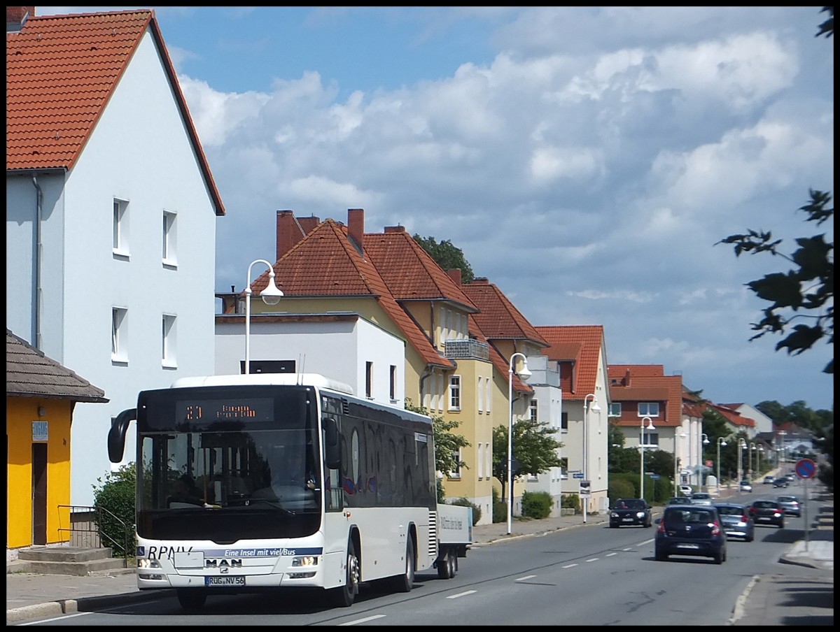 MAN Lion's City LE � der RPNV in Sassnitz.