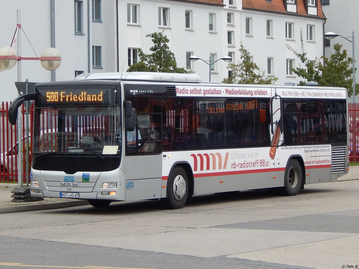 MAN Lion's City LE Ü der MVVG in Neubrandenburg.