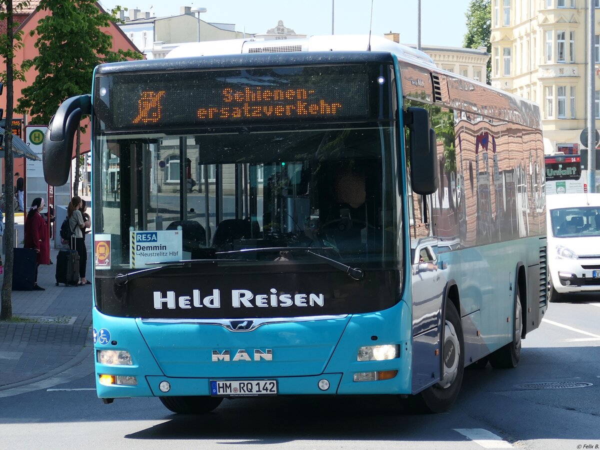 MAN Lion's City LE Ü von Held-Reisen aus Deutschland in Stralsund.