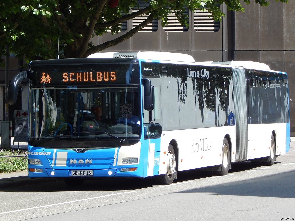 MAN Lion's City von Pflieger aus Deutschland in Sindelfingen.