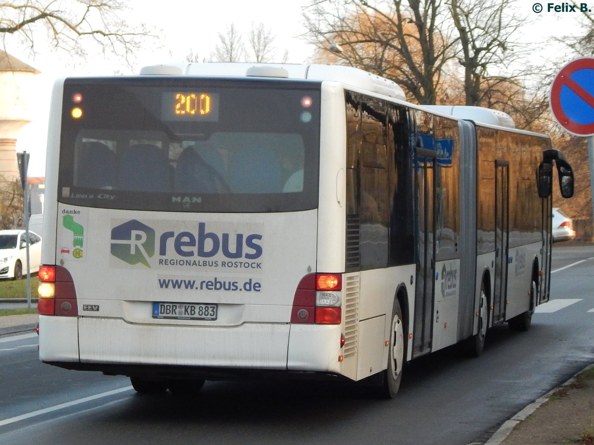 MAN Lion's City von Regionalbus Rostock in Güstrow.