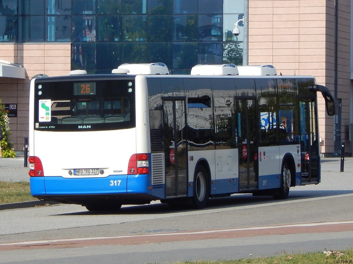 MAN Lion's City der Rostocker Straßenbahn AG in Rostock.