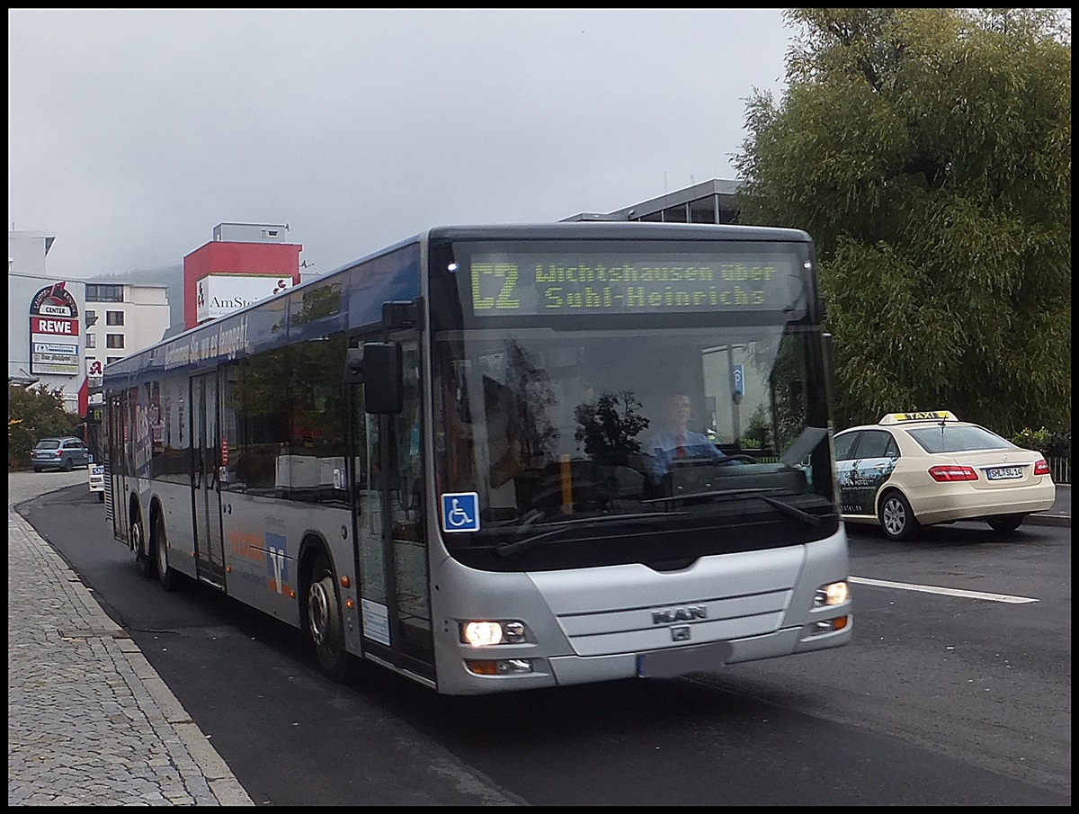 MAN Lion's City der St�dtische Nahverkehrs GmbH Suhl-Zella Mehlis in Suhl.