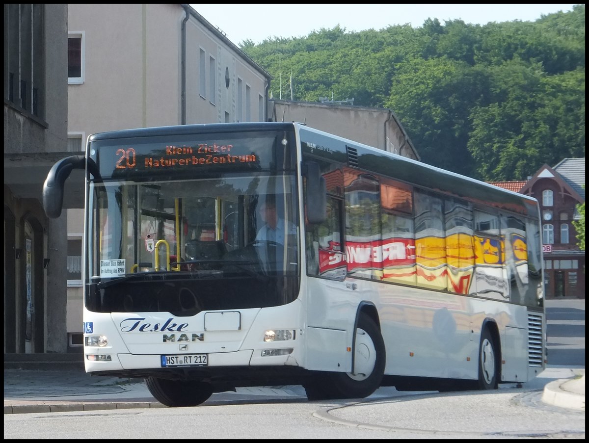 MAN Lion's City Ü LE vom Reisedienst Teske aus Deutschland in Sassnitz.