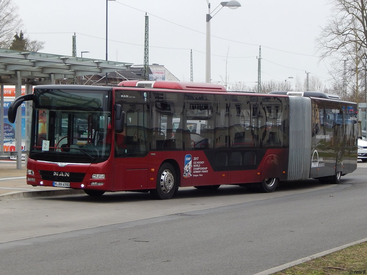 MAN Lion's City Vorführwagen in in Greifswald.