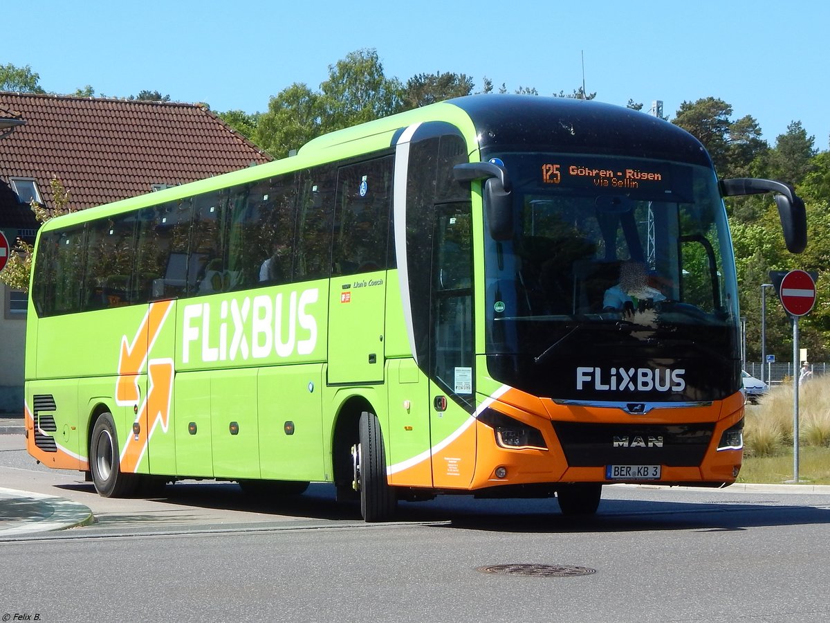 MAN Lion's Coach von FlixBus/Karsten Brust aus Deutschland in Binz.