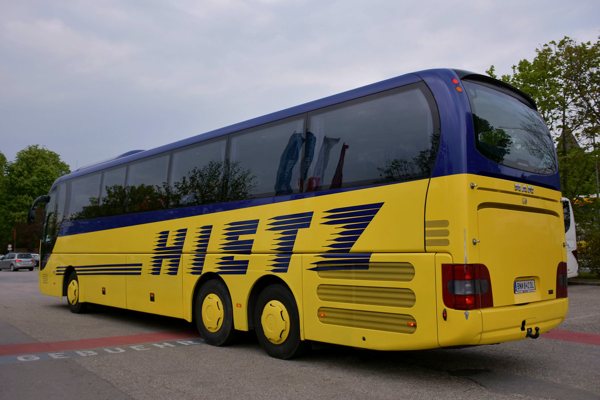 MAN Lion`s Coach von HIETZ Reisen aus Nieder�sterreich in Krems.
