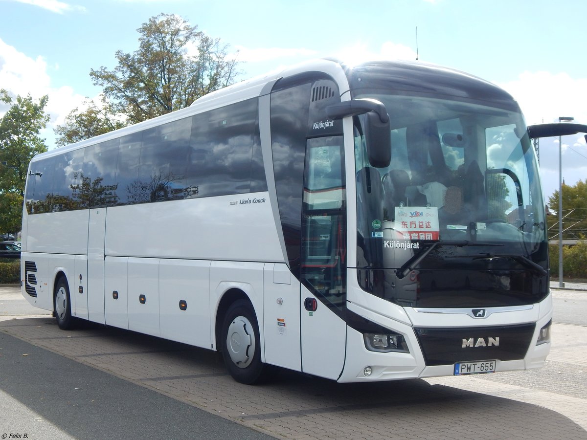 MAN Lion's Coach von Infinitours Kft. aus Ungarn in Hannover.