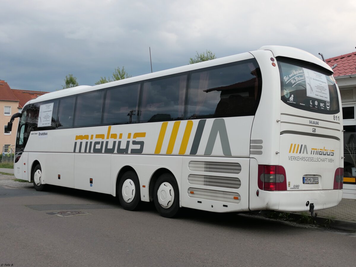 MAN Lion's Coach von Miabus aus Deutschland in Sassnitz.