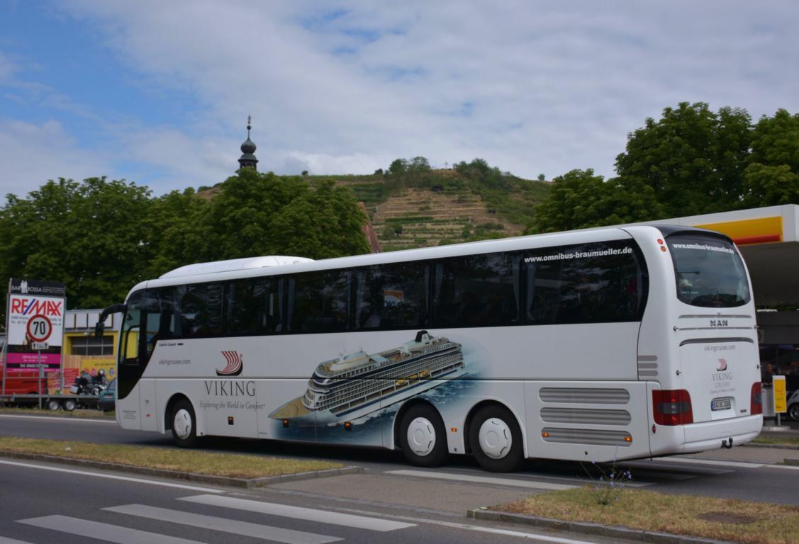 MAN Lion`s Coach von Omnibus BRAUM�LLER aus der BRD 06/2017 in Krems.