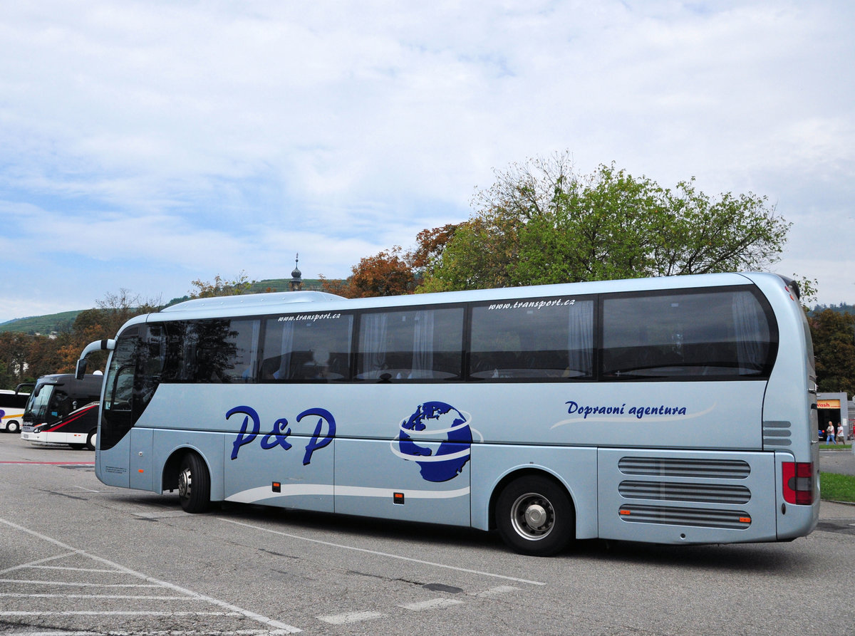 MAN Lion`s Coach von P & P Transport.cz in Krems gesehen.