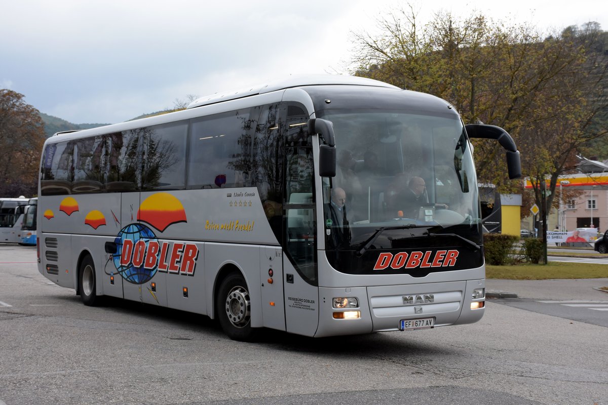 MAN Lion`s Coach vom Reiseb�ro DOBLER aus �sterreich in Krems.
