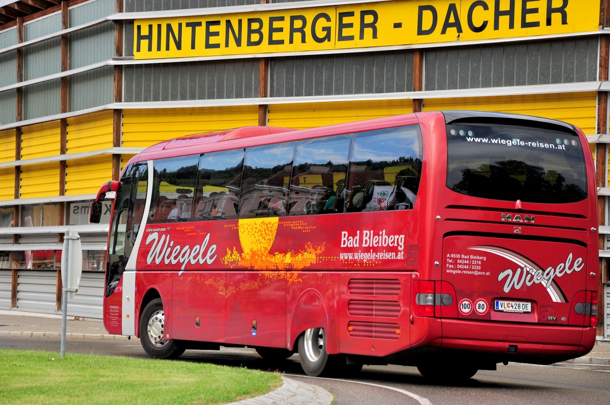 MAN Lions Coach Supreme von Wiegele Reisen aus �sterreich am 12.Juli 2014 in Krems.