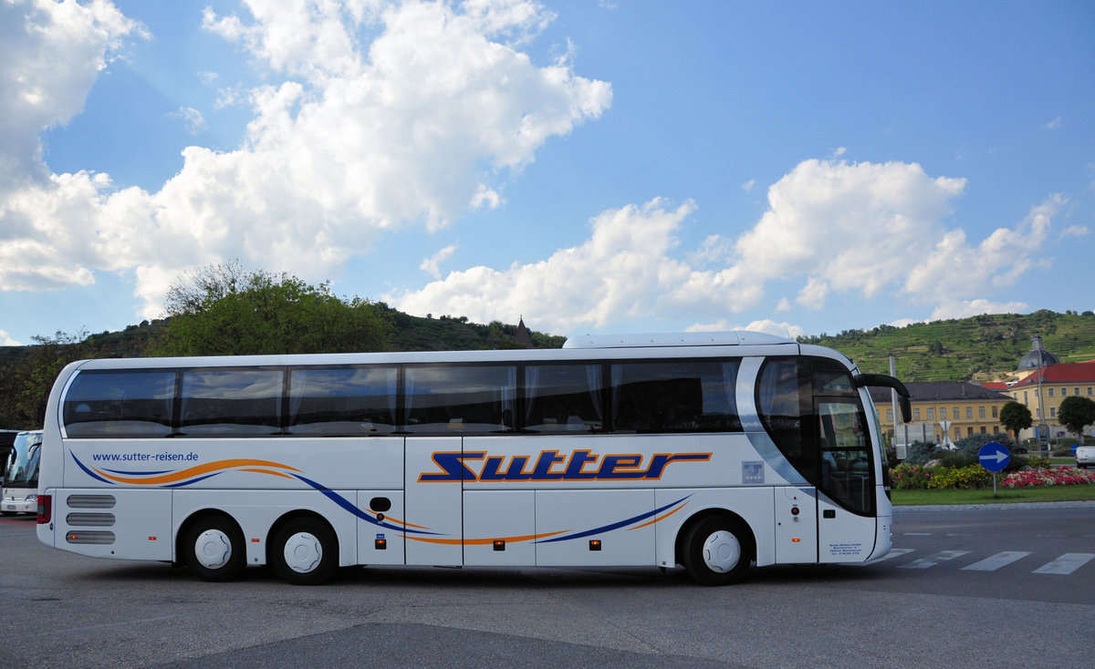 MAN Lions Coach von Sutter Reisen aus der BRD in Krems gesehen.