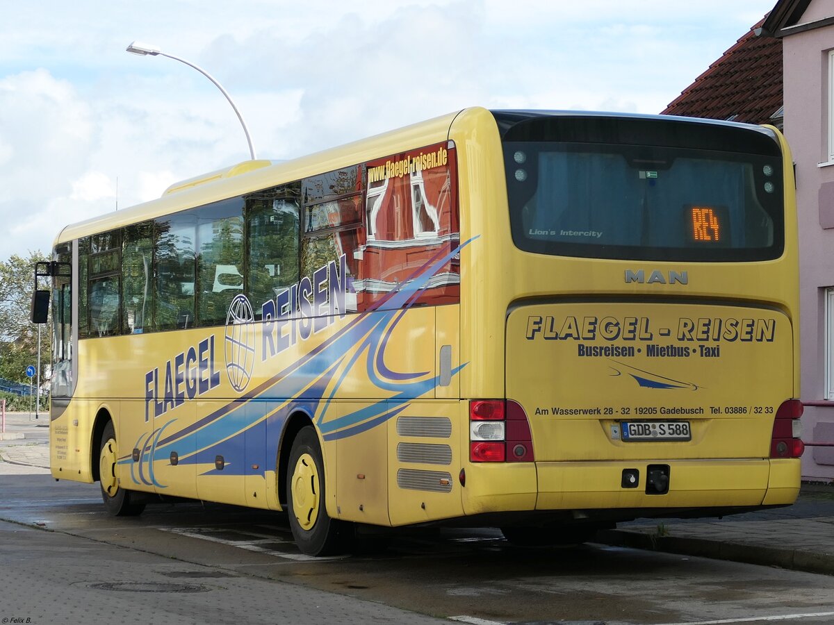 MAN Lion's Intercity von Flaegel Reisen aus Deutschland in Neubrandenburg.