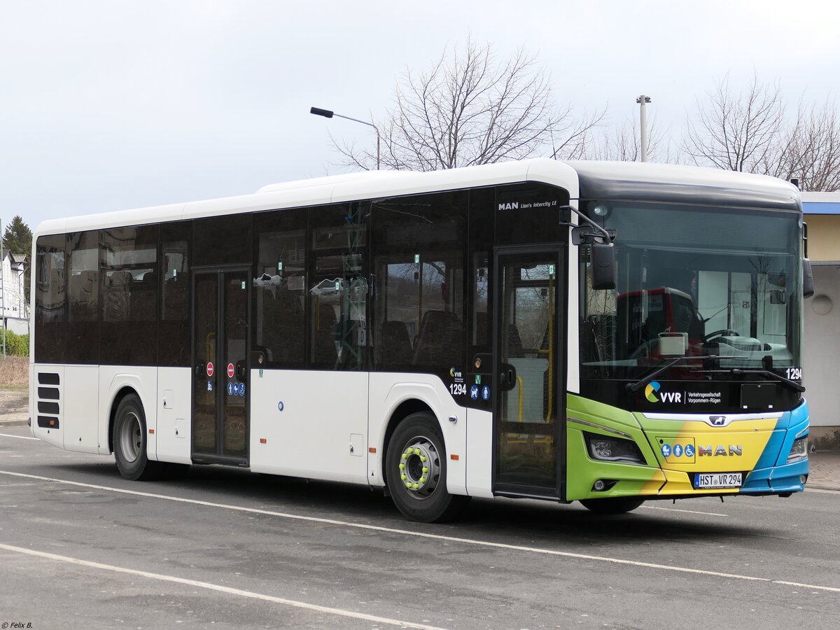 MAN Lion's Intercity LE der VVR in Sassnitz.
