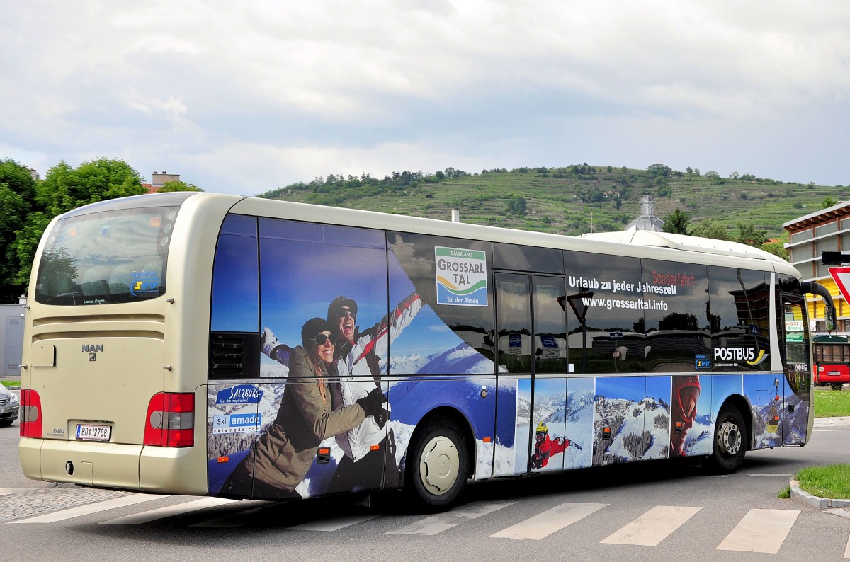 MAN Lions Regio von der �BB/Postbus am 31.5.2014 in Krems unterwegs.