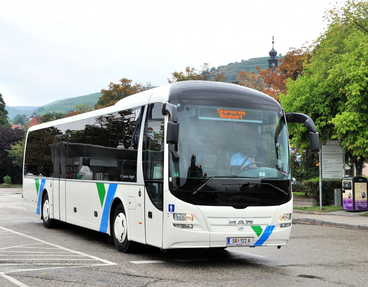 MAN LION`s REGIO der Stadtbetriebe Steyr/�sterreich im August 2013 in Krems gesehen.