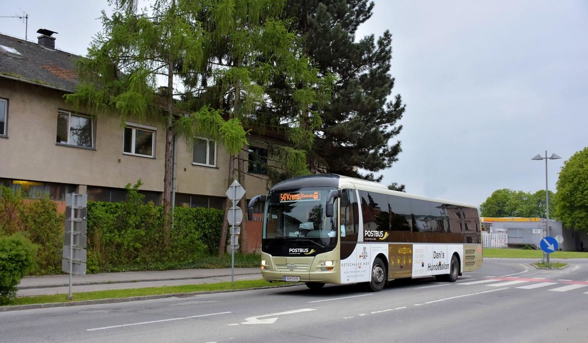 MAN Lion`s Regio,Postbus der �BB in Krems.