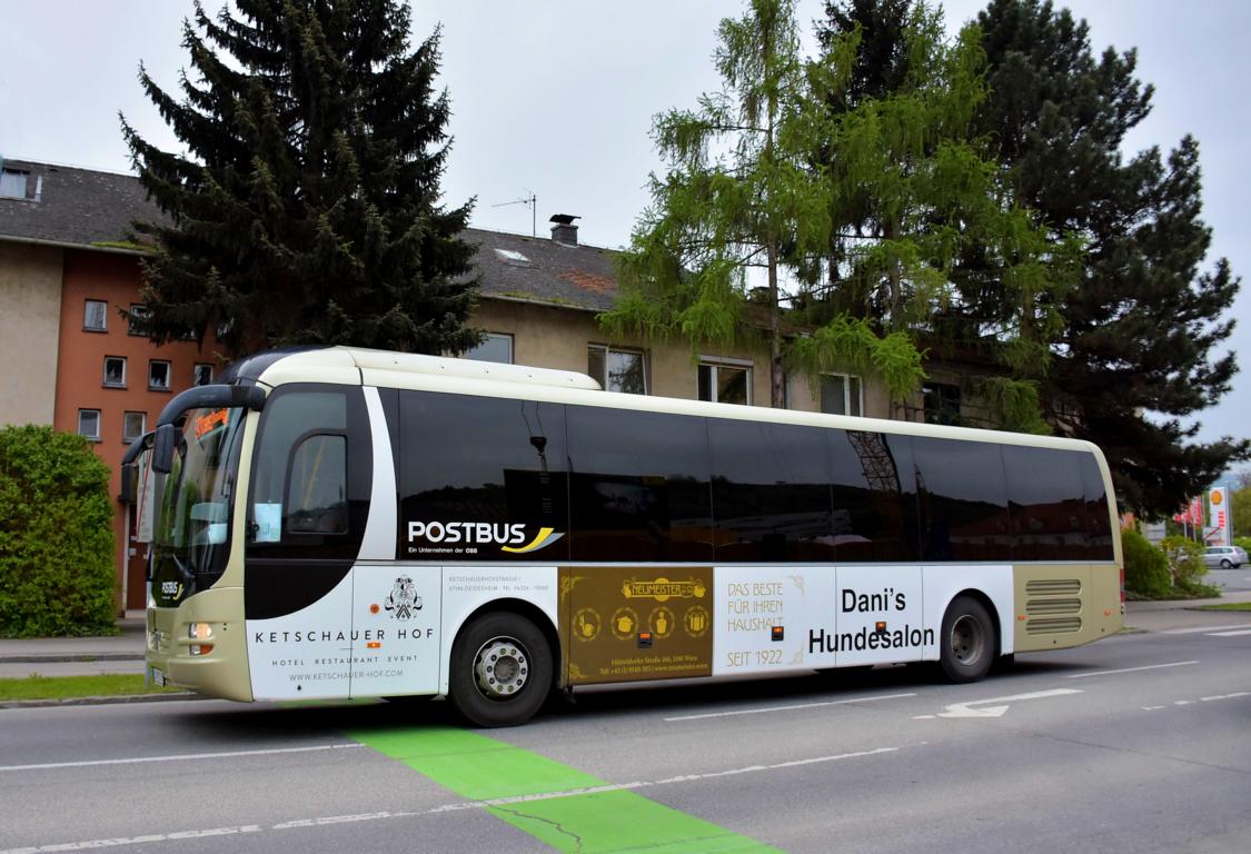 MAN Lion`s Regio,Postbus der �BB in Krems.