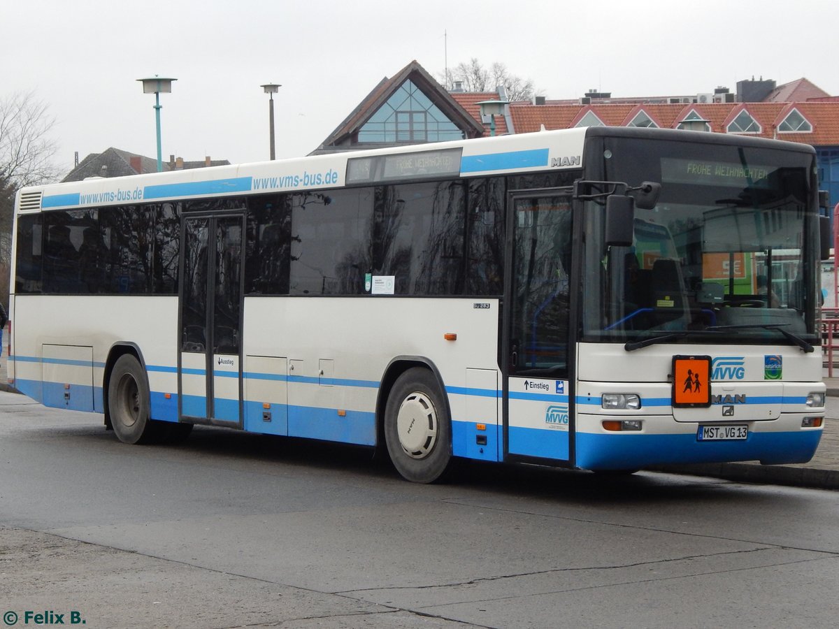 MAN SÜ 283 der MVVG in Neubrandenburg.