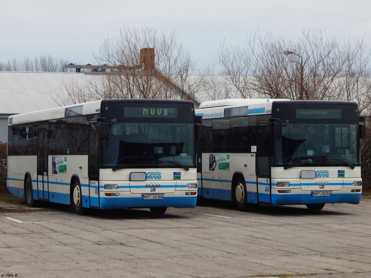 MAN SÜ 283 der MVVG in Neubrandenburg.