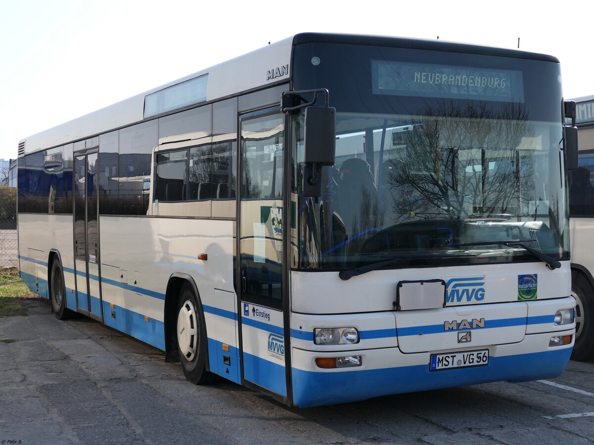 MAN SÜ 283 der MVVG in Neubrandenburg.