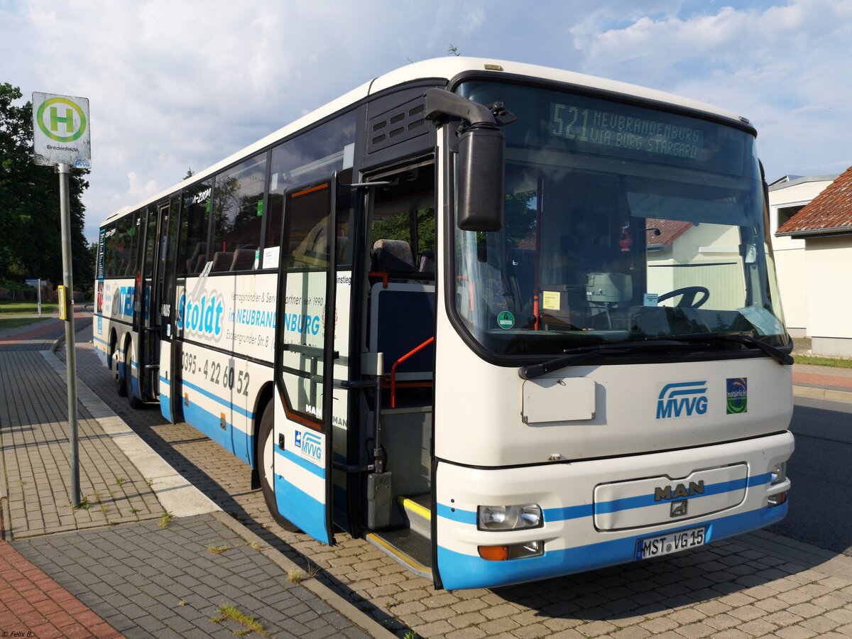 MAN ÜL 313 der MVVG in Bredenfelde.