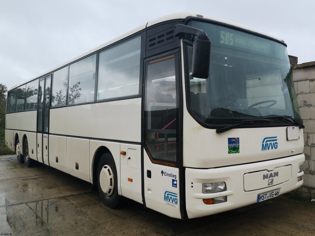 MAN ÜL 313 der MVVG in Burg Stargard.