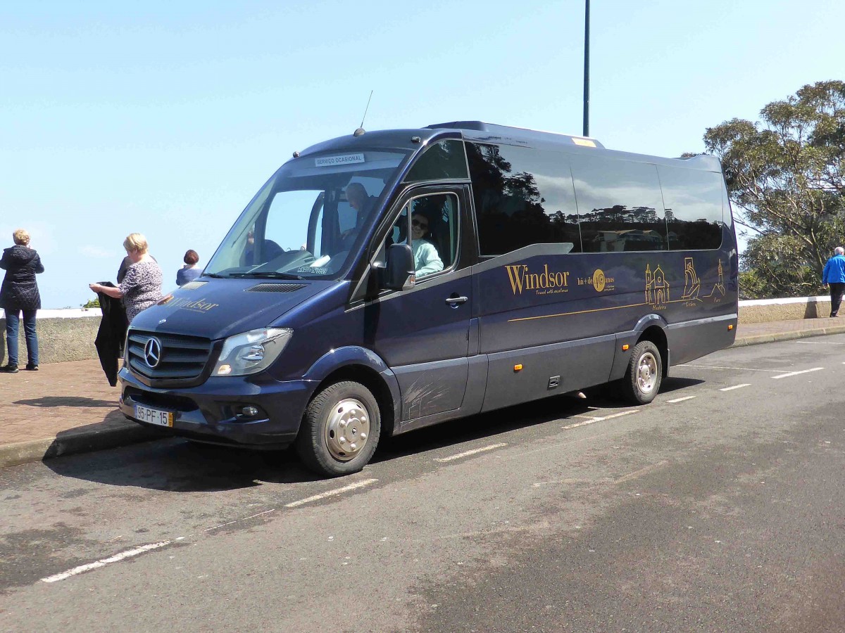 MB Sprinter auf Inseltour auf Madeira, Mrz 2015