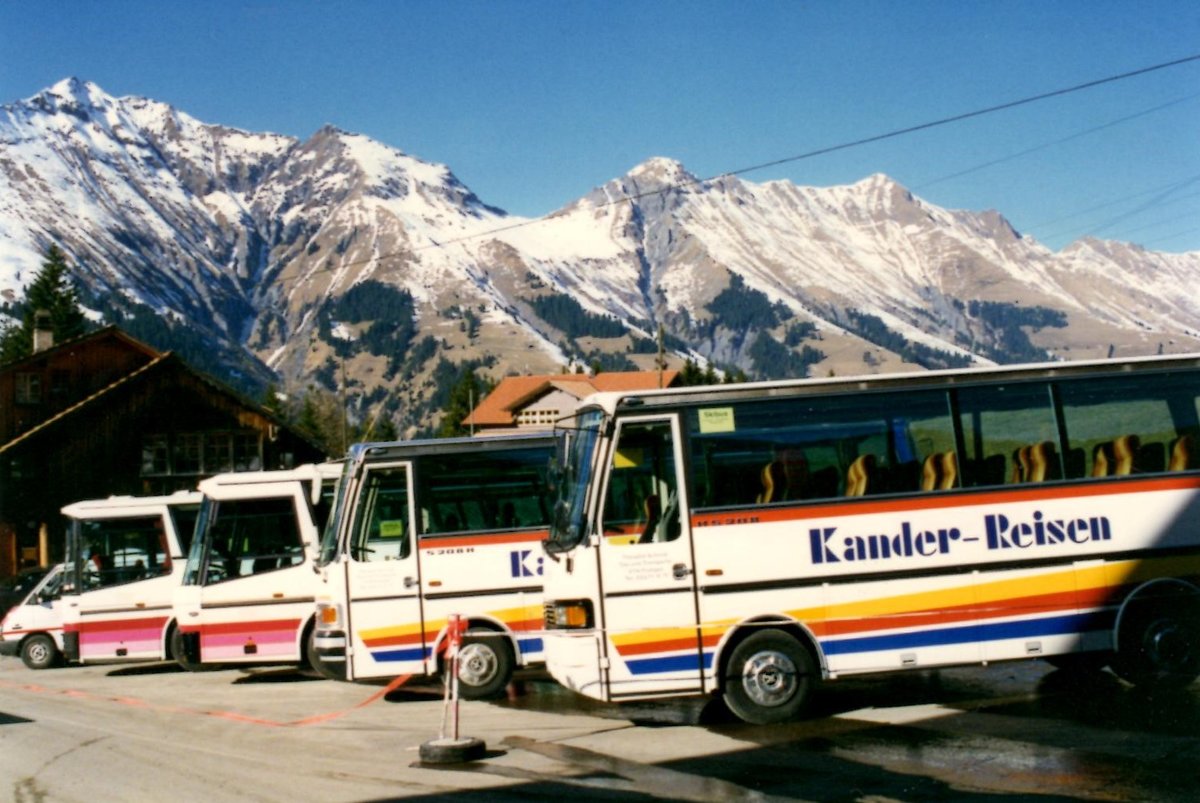 (MD237) - Aus dem Archiv: Kander-Reisen, Frutigen - Nr. 2/BE 63'041 - Setra im Jahr 1998 in Achseten, Elsigbach