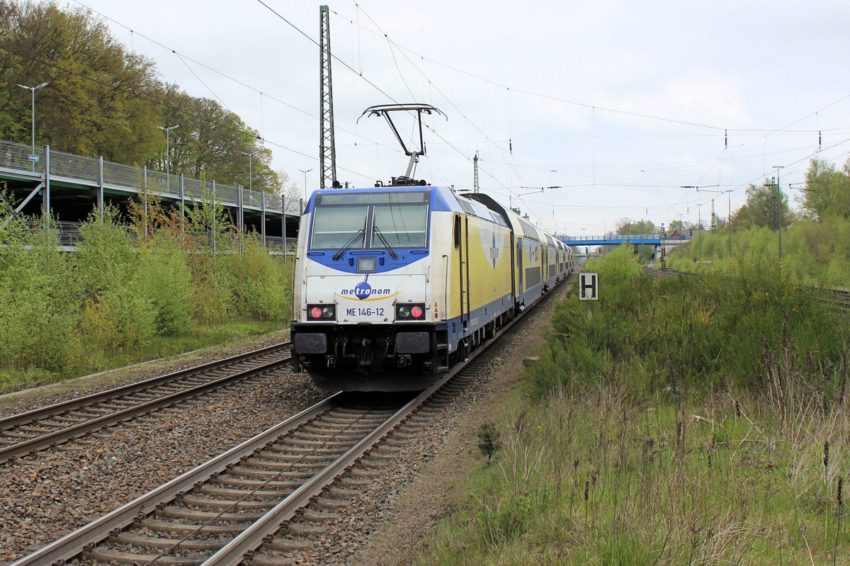 ME 146-12 auf den Weg nach Hamburg. Tostedt den 06.05.2017