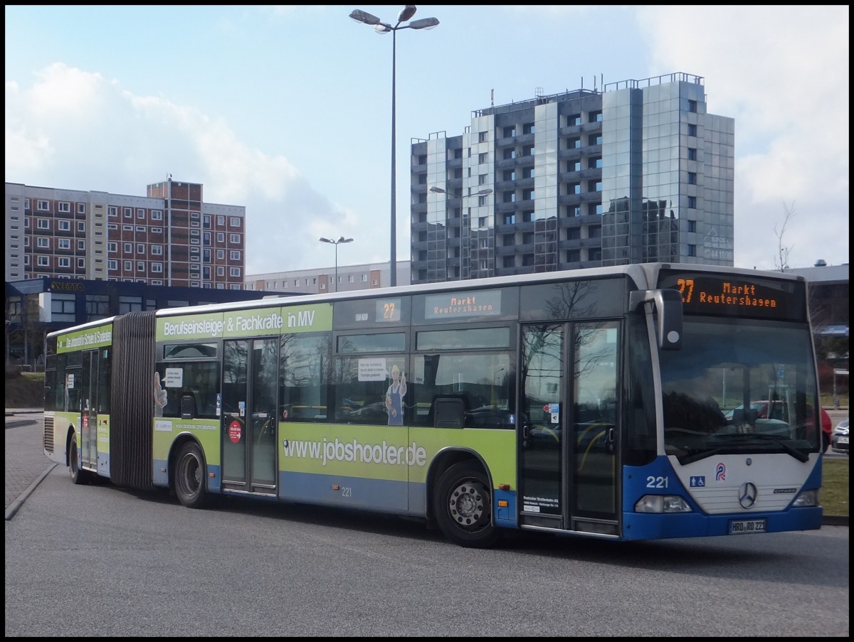 Mercedes Citaro I der Rostocker Stra�enbahn AG in Rostock.