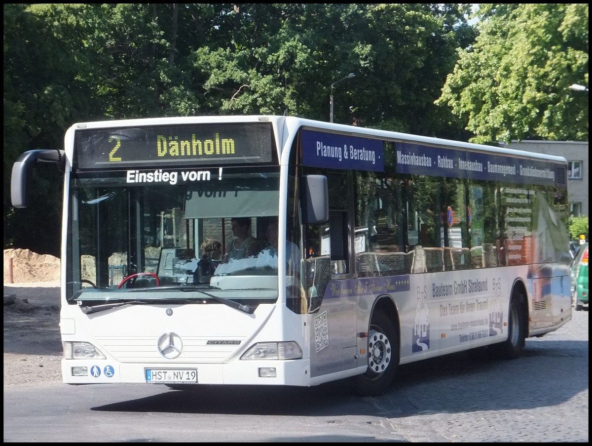 Mercedes Citaro I der Stadtwerke Stralsund in Stralsund.