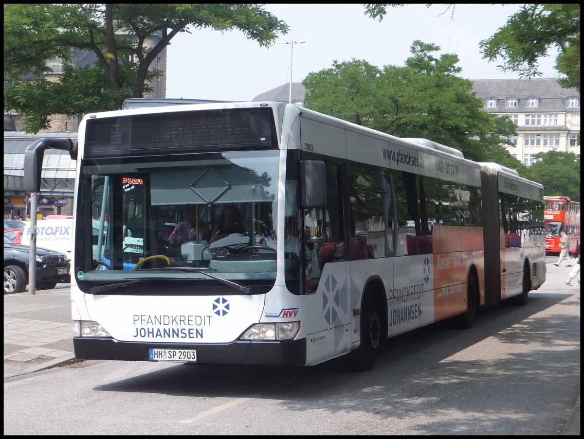 Mercedes Citaro II der Hamburger Hochbahn AG in Hamburg.