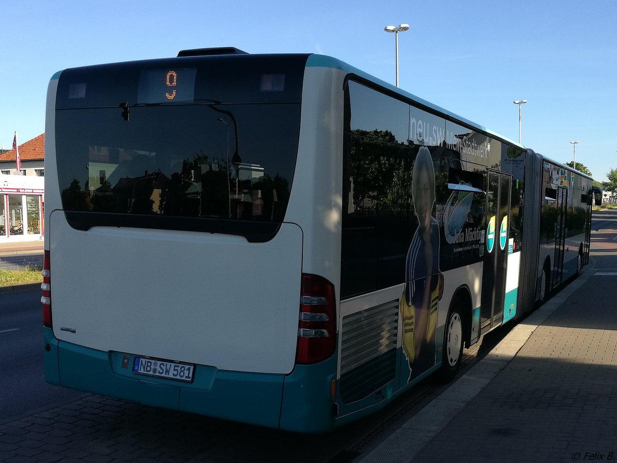 Mercedes Citaro II der Neubrandenburger Verkehrsbetriebe in Neubrandenburg. (Inzwischen ausgemustert)