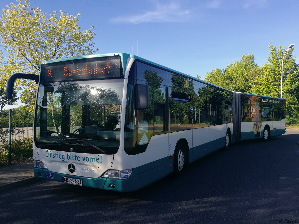 Mercedes Citaro II der Neubrandenburger Verkehrsbetriebe in Neubrandenburg. (Inzwischen ausgemustert)